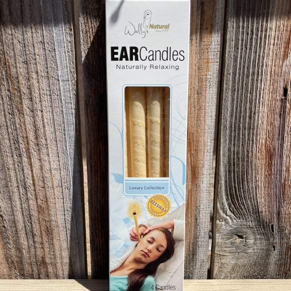 Wally's Natural Bath & Body Wallys Natural Ear Candles 2 Ct 4 In